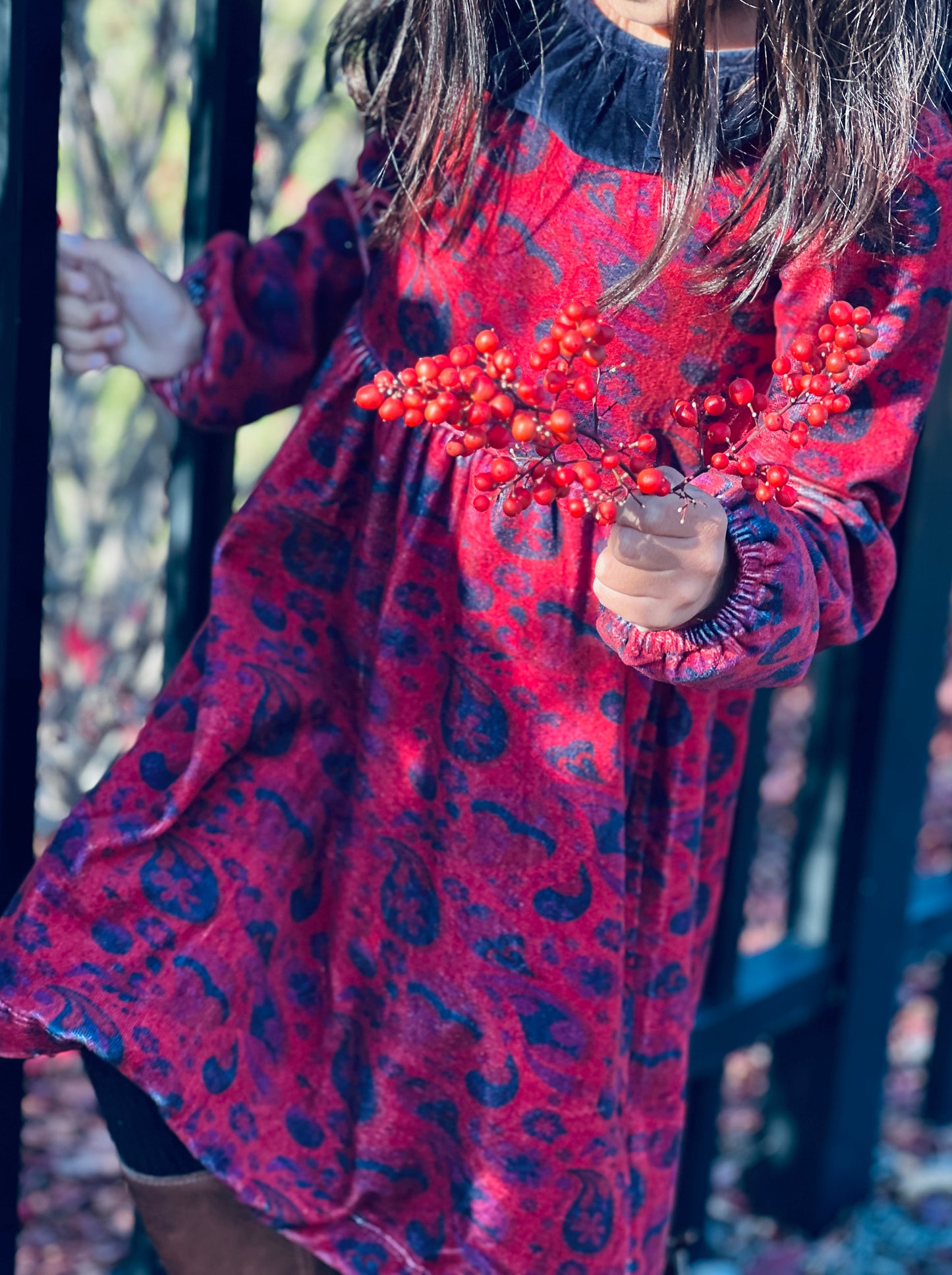 CASPIA PAISLEY DRESS