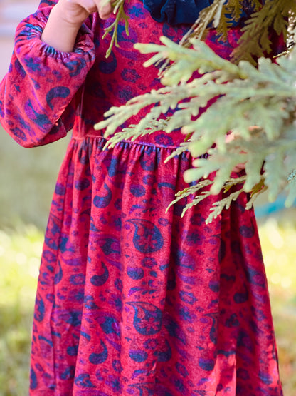 CASPIA PAISLEY DRESS