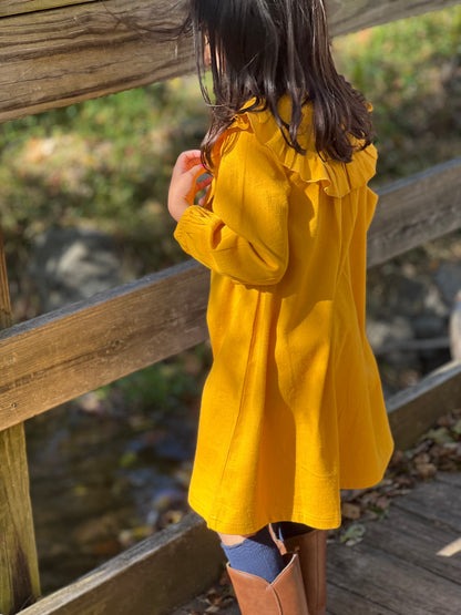 FALL GOLD DRESS