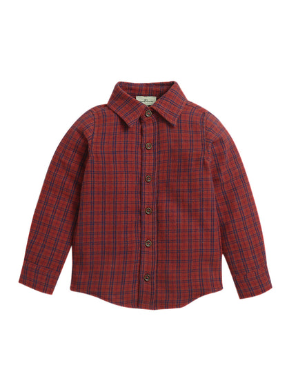 RUSSET PLAID SHIRT