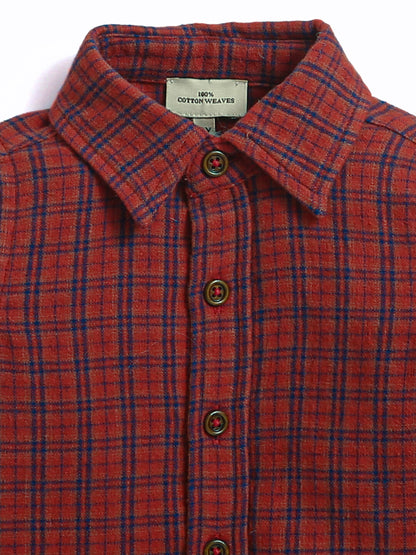 RUSSET PLAID SHIRT