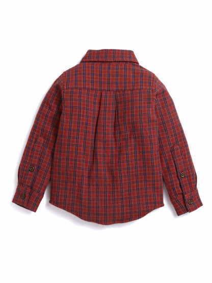 RUSSET PLAID SHIRT